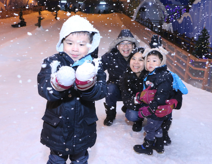 snow in singapore - snow city